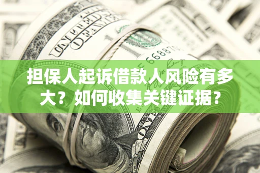 武汉担保人起诉借款人风险有多大？如何收集关键证据？