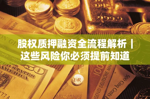 武汉股权质押融资全流程解析｜这些风险你必须提前知道
