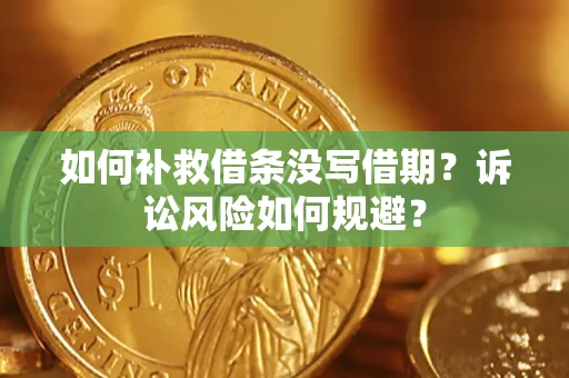 武汉如何补救借条没写借期？诉讼风险如何规避？
