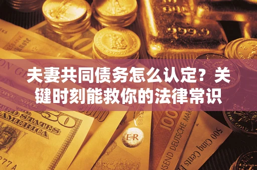 武汉夫妻共同债务怎么认定？关键时刻能救你的法律常识