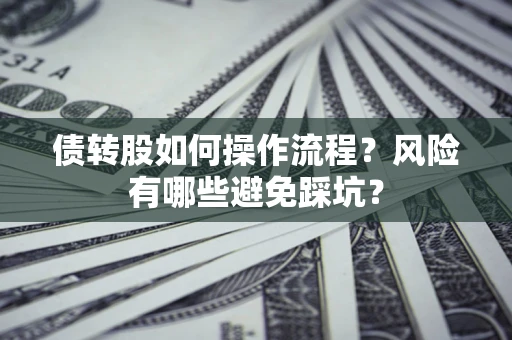 武汉债转股如何操作流程?风险有哪些避免踩坑? 武汉债转股如何操作流程?风险有哪些避免踩坑?